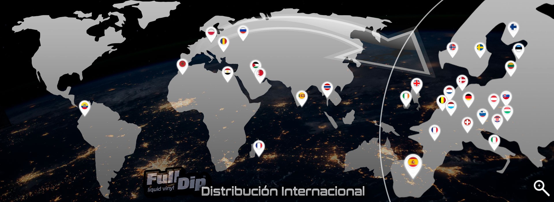 FullDip® Worldwide Distribution