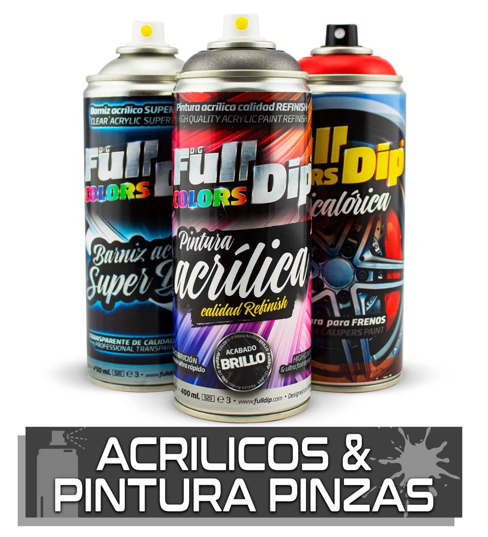 ACRÍLICOS & PINTURA PARA PINZAS DE FRENO